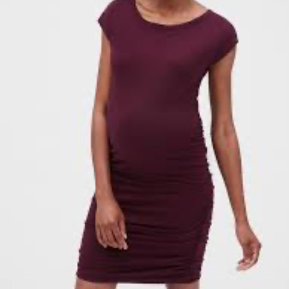 GAP Burgundy Bodycon Dress